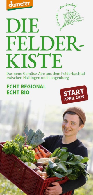 Unser Bio-Abo heißt Felderkiste und kann hier bestellt werden. Unser Bio-Abo heißt Felderkiste